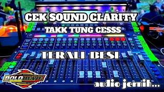 TERALI BESI  CEK SOUND CLARITY KALEM  cocok buat cek sound hajatan