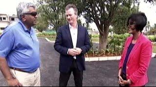 Cricketer Steve Waugh and Brigade Group's partnership in Bangalore