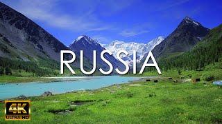 The Beautiful View Of RUSSIA 4K Along With Calming Music, Relaxing Music Of Beautiful Piano Melodies