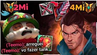 O MONO TEEMO N TANKOU A MECANICA ENTÃO QUIS TANKAR NA BUILD! - OBRIGUEI ELE A BUILDAR TANK