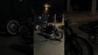 2 black Yamaha XVS 650 Bobber custom builds – pure power, classic style, and a touch of rebellion.