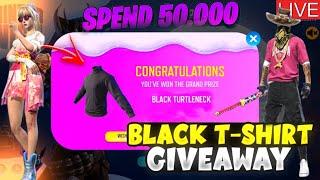 Watch 5 mins to win Black T-shirt and Diamonds 