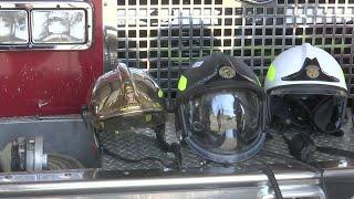 New helmets for fireighters safety in Amherst