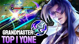 WILD RIFT YONE - TOP 1 YONE GAMEPLAY - GRANDMASTER RANKED