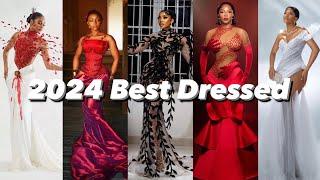 Top 10 Best Dressed Nigerian Celebrities Of 2024.