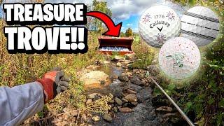 Finding Our Biggest Score Ever RARE Golf Ball Hunting!