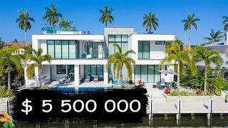 Touring a $5,5 Million Miami Luxury House | Florida Oceanfront Mansion for Sale