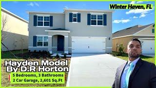 Budget friendly New Construction Homes in Winter Haven, Florida | Tour The Hayden Model by DR Horton