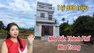 ( Đã Bán) Nhà 3 tầng Gần Nha Trang chỉ 1 tỷ 988 triệu - Khổng Vân BĐS Nha Trang