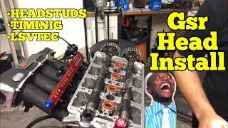 800HP Honda Build || Step-by-Step : Head Install / Timing LSVtec