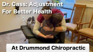 Dr. Cass Demonstrating A Chiropractic Adjustment