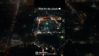 Captured thin layer of clouds over the city after rain #faisalabad #rain #dji #nightlife #hyperlapse