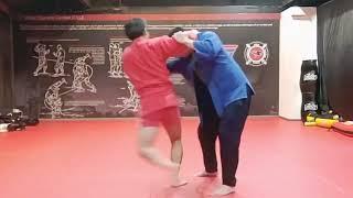 Dynamo Sambo Vadim Kolganov system training record：背負投Seoi-nage；出足払De-ashi-harai