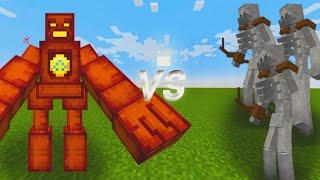 Archaic Sentinel vs Mutant Skeletons In Minecraft | Minecraft Mob Battle