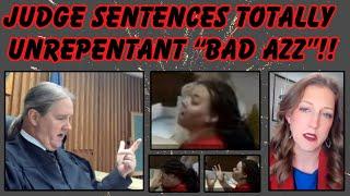 JUDGE MIDDLETON SENTENCES TOTALLY UNREPENTANT "BAD AZZ"!!    #court