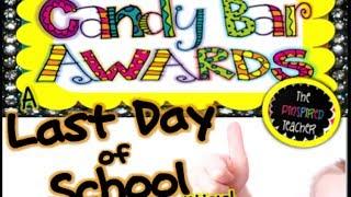 Classroom Candy Bar Awards for the Last Day of School Product Preview by The Pinspired Teacher