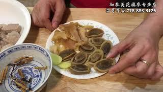 南非鲍鱼仔炖响螺鸡汤—【Maybel话你知】Dried Abalones and conch stewed Cordyceps chicken soup