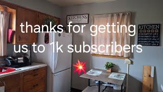 thanks for 1k subscribers/headed to the stores