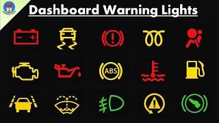 50 Dashboard warning lights | Warning lights on your car's dashboard | Car Dashboard Symbols Meaning