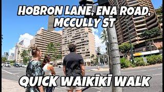 Quick Waikiki Walk | Ala Moana Blvd | Hobron Lane | McCully St | September 28, 2024