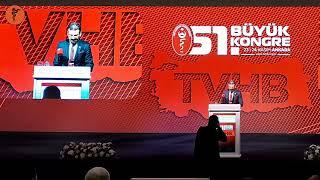 Prof. Dr. Murat Arslan'nın TVHB 51. Büyük Kongre Açılış Konuşması