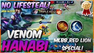 MLBB RED LION SPECIALS | Hanabi No Lifesteal Gameplay | Giveaway | Mobile Legends