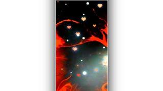 Template Video Background Full Screen | Ink Splash Heart Effect | Black Screen Kinemaster Template