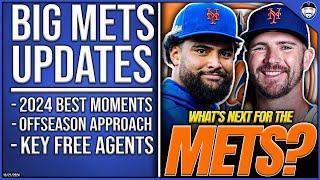 BIG Mets Updates: Mets Offseason Approach, Key Free Agents, 2024 Best Moments (New York Mets News)