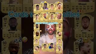 Cards when penalties on eafc25 with Vinicius and Alvarez  Real Madrid Atletico