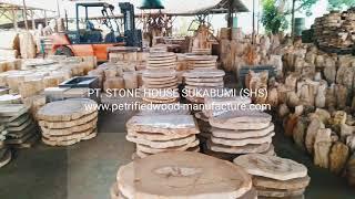 Petrified Wood furniture wholesale directly to the manufacturer