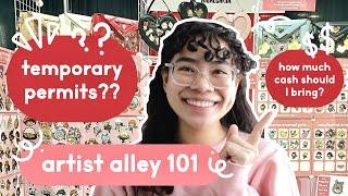 How to Prepare for Artist Alley for Beginners in 2024 (Temp Permits, How Much Cash, and More!)