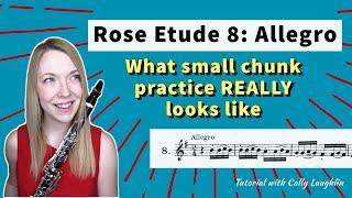 Rose Etude 8: Allegro  | 4 Tips for Small Chunk Practice