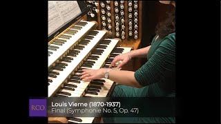 Rachel Mahon plays Final from Vierne's 5th Organ Symphony