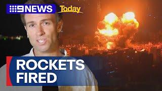 Middle East teeters on brink of war after Iran missile strikes | 9 News Australia