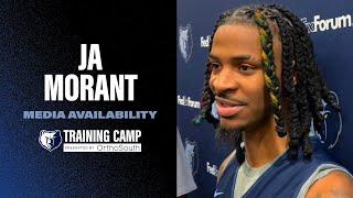 Ja Morant | 2024 Memphis Grizzlies Training Camp Media Availability