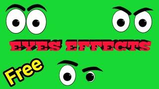 Green screen eye effect // basic eye animation