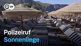 Griechenlands Kampf gegen die Strandliegenmafia | Fokus Europa