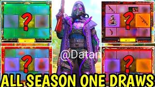 All New Season 1 Lucky Draws!(LEAKS) Legendary Fr.556 + More Draws! Codm Season 1 leaks!