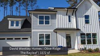 NEW CONSTRUCTION David Weekley Homes APEX NEW HILL NC Olive Ridge Bayleaf Model Walkthrough