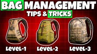 Bag Management Tips and Tricks | Maximize Your Bag Space - PUBG Mobile BGMI - GG Bro