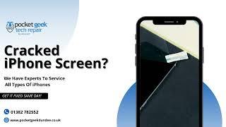 Cracked iPhone Screen Replacement | Pocket Geek Tech Repair