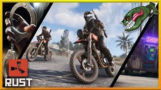 Rust |  Road Renegades Update - Traveling Vendor, Bikes, Motorbikes, Hood & Cuffs # 277