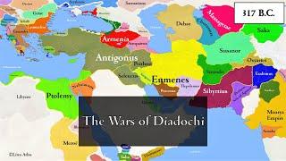 The Wars of the Diadochi : Interactive History ( with yearly captions )