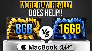 NEW M3 MacBook Air 16GB vs 8GB RAM - Is it worth the UPGRADE?