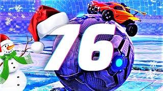 ROCKET LEAGUE INSANITY 76 ! (BEST GOALS, FREESTYLES) MERRY CHRISTMAS ️