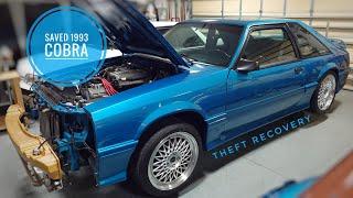 Update on the 1993 Cobra Mustang 5.0 Theft Recovery Restoration