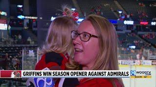 'It's finally here': Fans flock to Griffins home opener