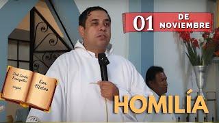 EVANGELIO DE HOY viernes 1 de noviembre del 2024 - Padre Arturo Cornejo