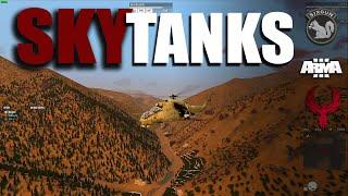 Sky Tanks: Arma 3 Mi-24 HIND gameplay