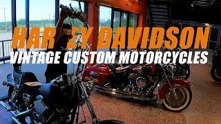 HARLEY DAVIDSON VINTAGE CUSTOM MOTORCYCLES